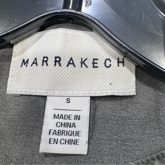 Anthropologie Marrakech Green Sleeveless Zip Up Vest Jacket Pockets Cotton  Sz S - Picture 5 of 9